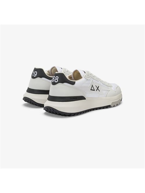 Sneaker Niki 2.0 Solid in nylon e PU bianco SUN 68 | Z45120/01